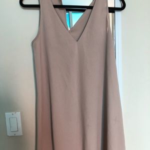 Tan party dress